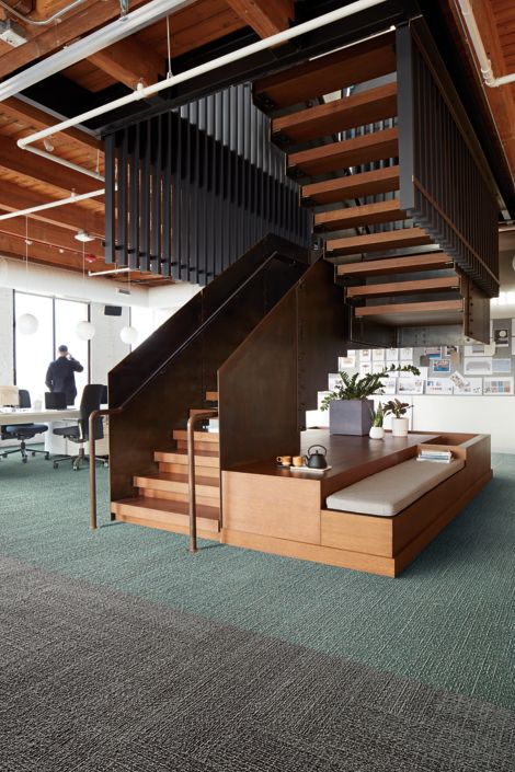 Shishu Stitch: Embodied Beauty Collection Carpet Tile by Interface